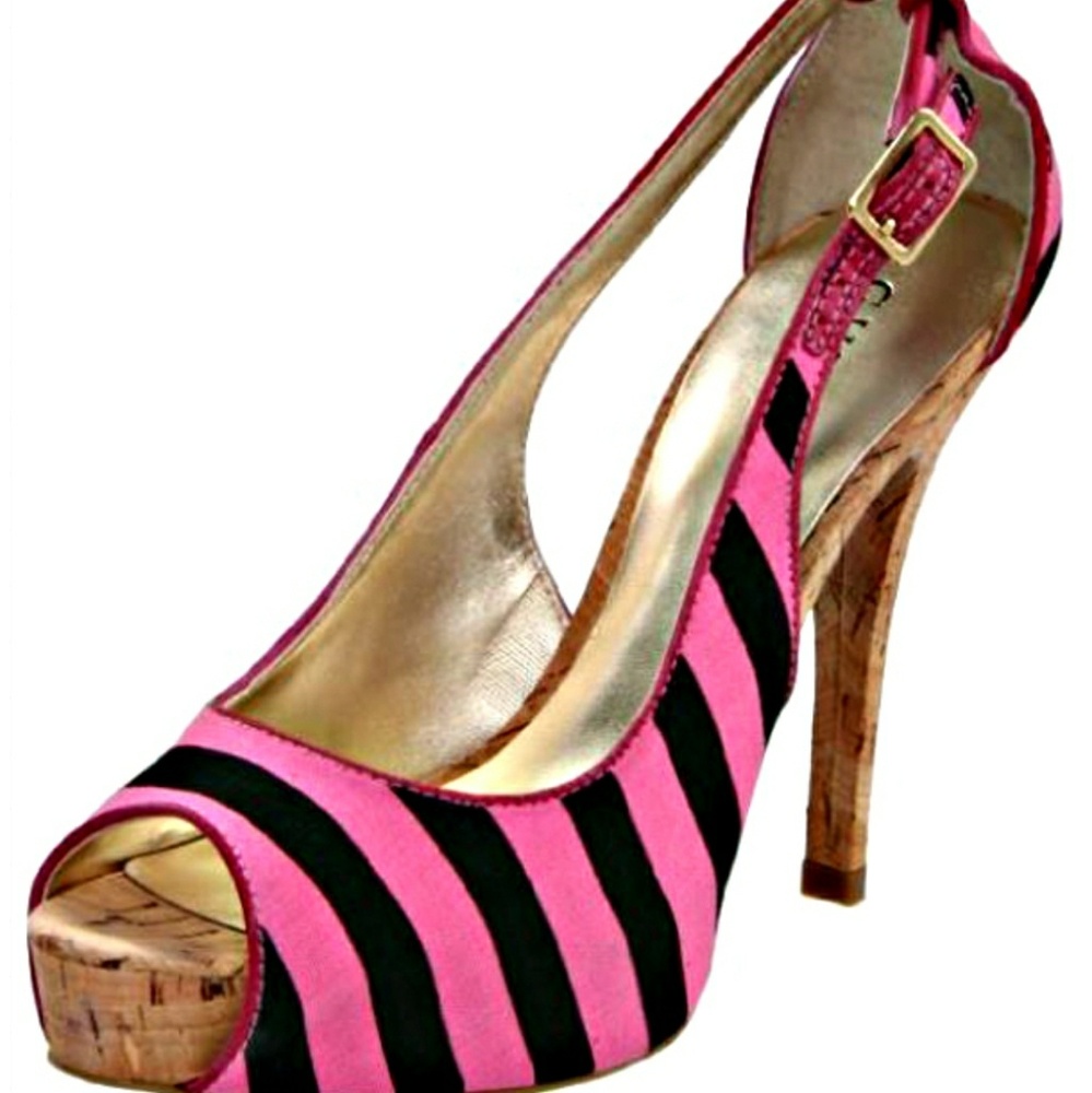 Guess Peep Toe Pumps
